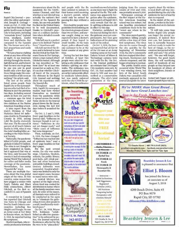 Albert M Gitchell recent article on the Flu